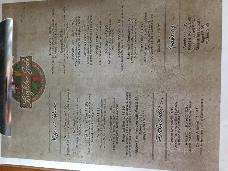 The Lighter Side - Waianae, HI menu_pic