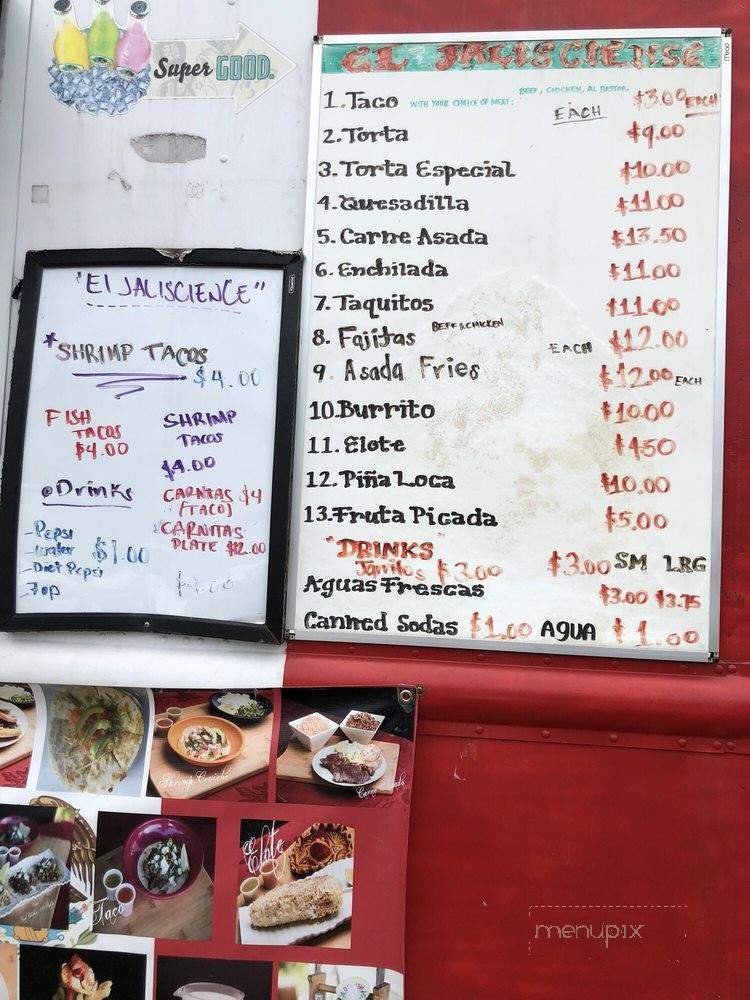 El Jalisciense - Waipahu, HI menu_pic
