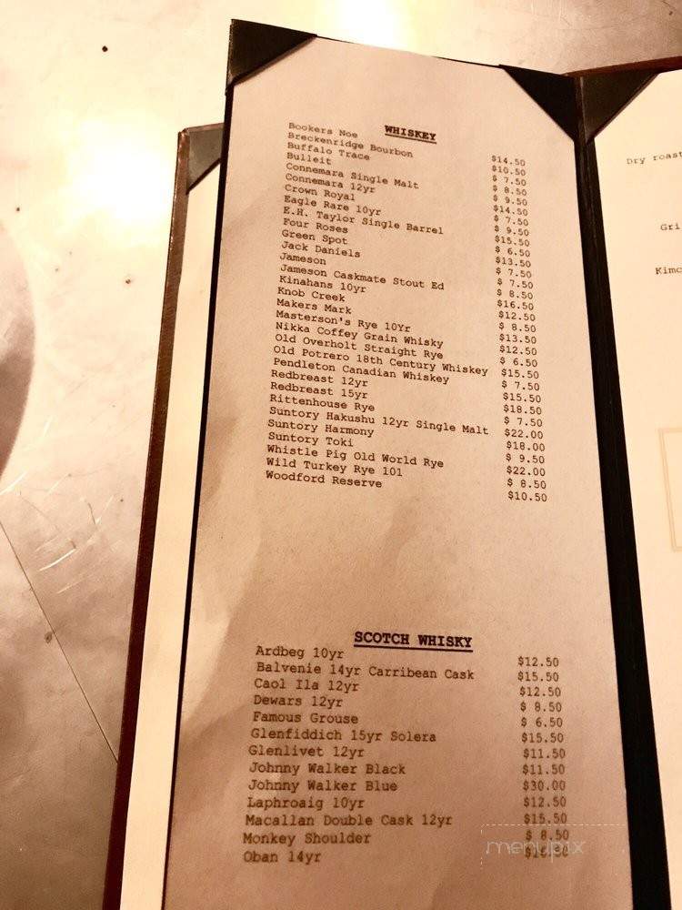 The Hi Brau Room - Honolulu, HI menu_pic