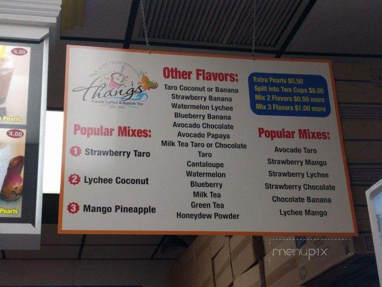 Thang's French - Honolulu, HI menu_pic