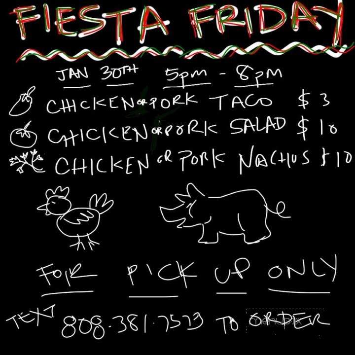 Juancho's - Honolulu, HI menu_pic