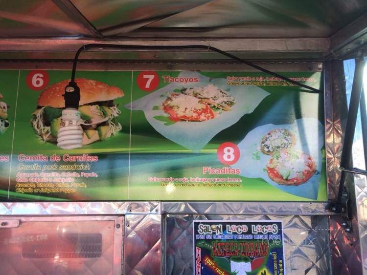 La Poblanita - Beaverton, OR menu_pic