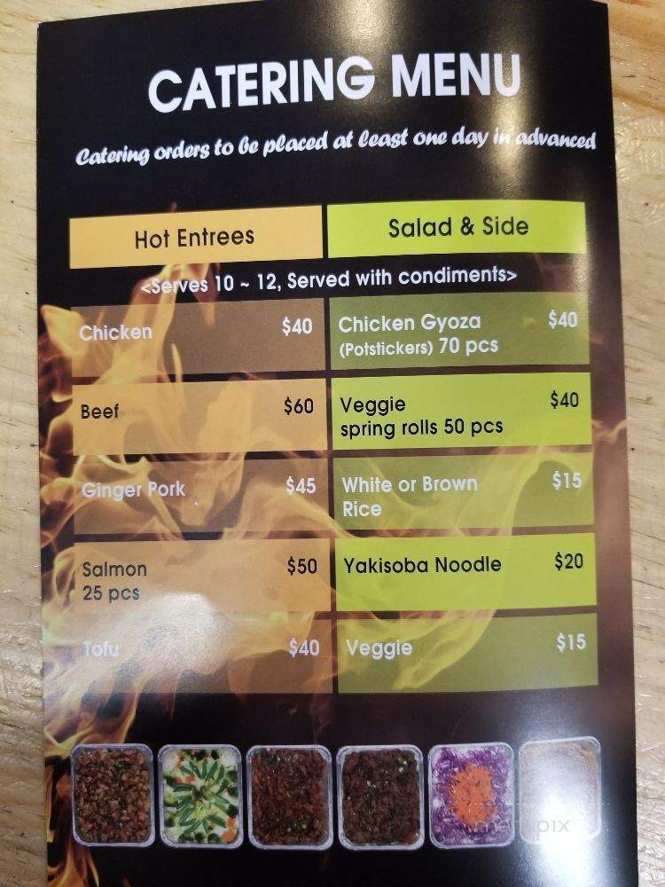 Crazy Bowl Asian Grill - Clackamas, OR menu_pic