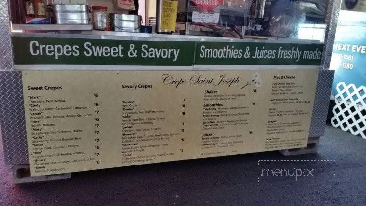 Crepe Saint Joseph - Happy Valley, OR menu_pic