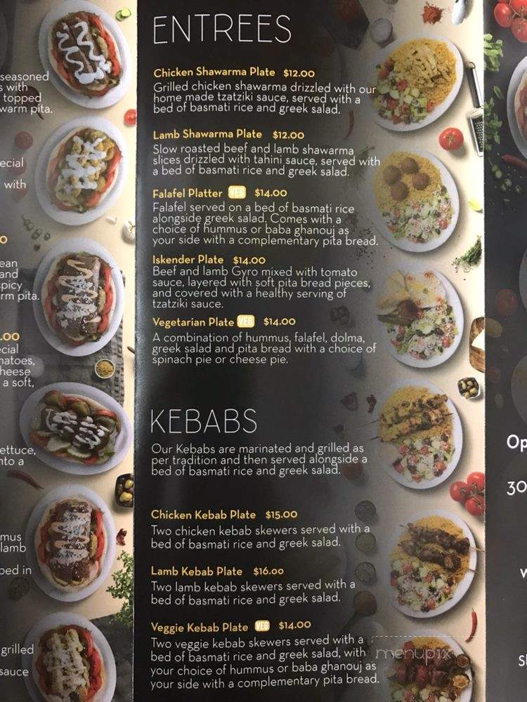 Gyro House Mediterranean Grill - Wilsonville, OR menu_pic