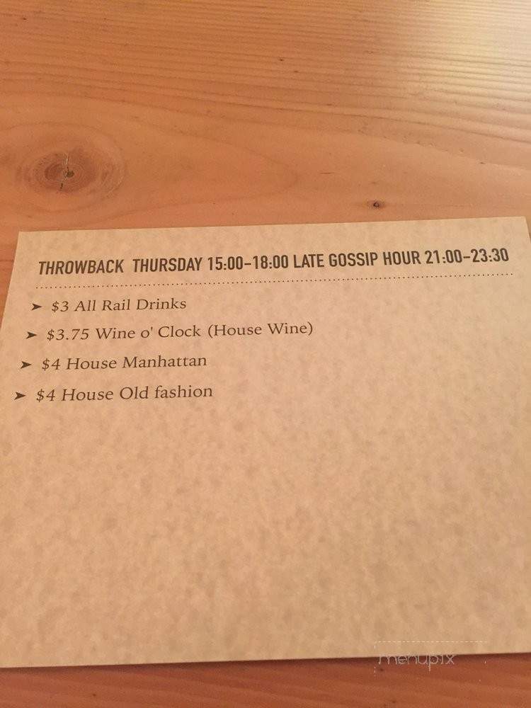 Capricorn Pub & Fine Foods - Astoria, OR menu_pic