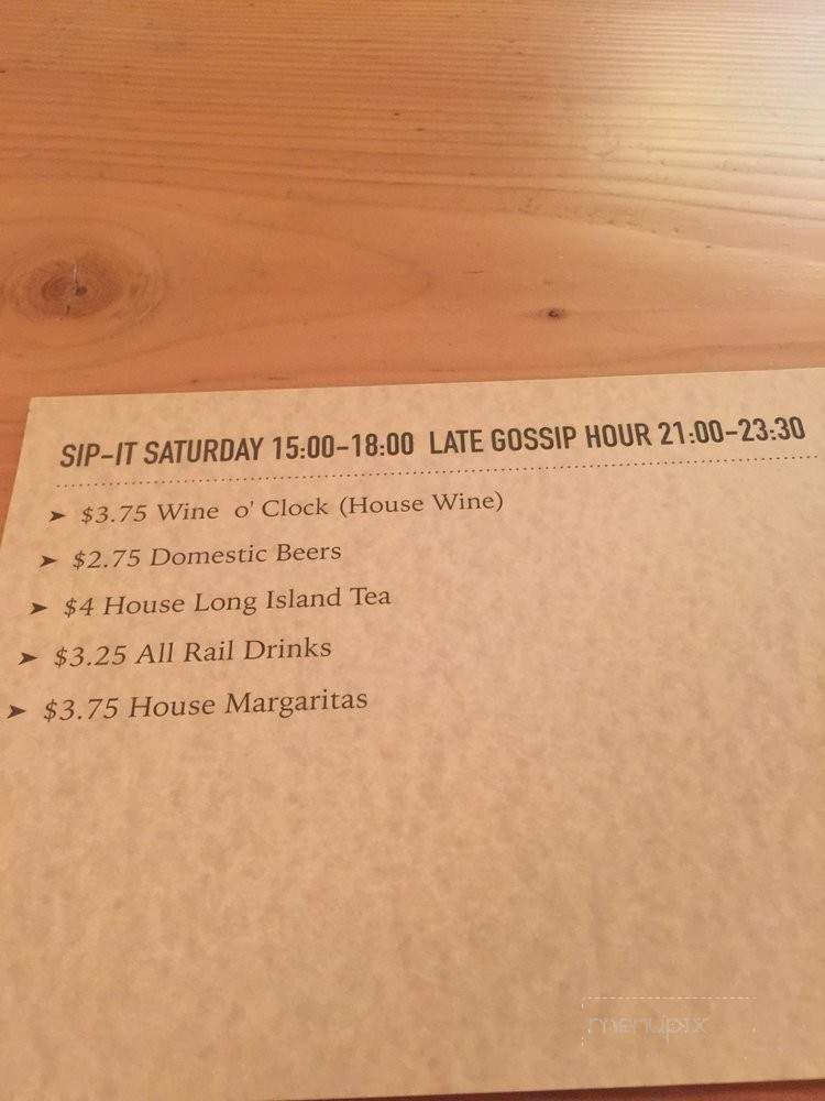 Capricorn Pub & Fine Foods - Astoria, OR menu_pic