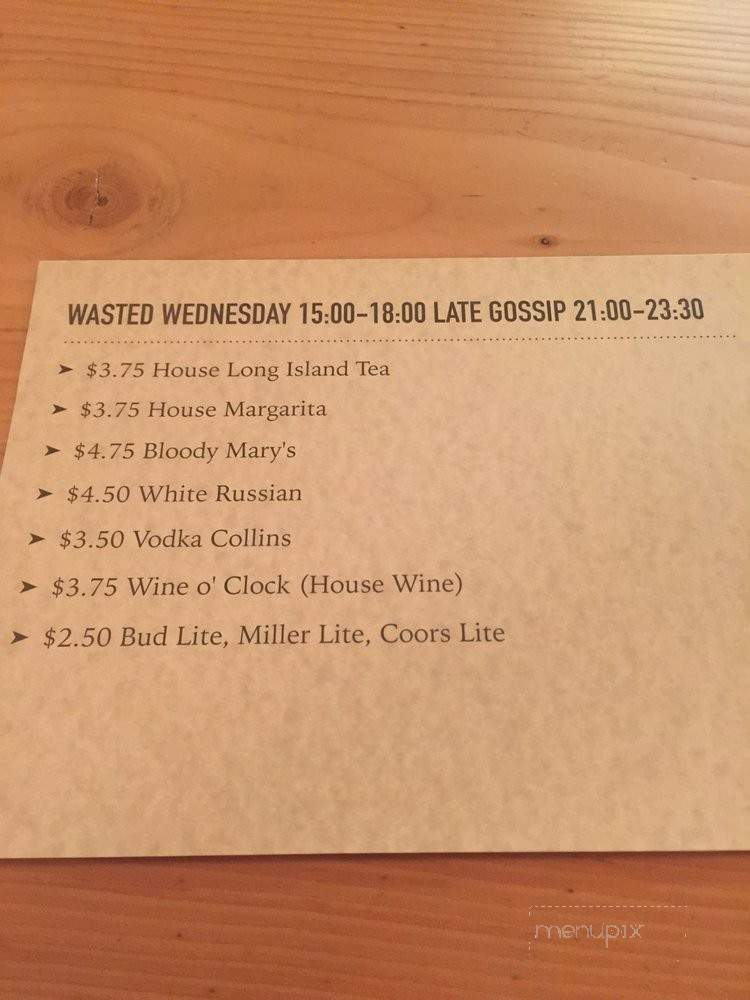 Capricorn Pub & Fine Foods - Astoria, OR menu_pic
