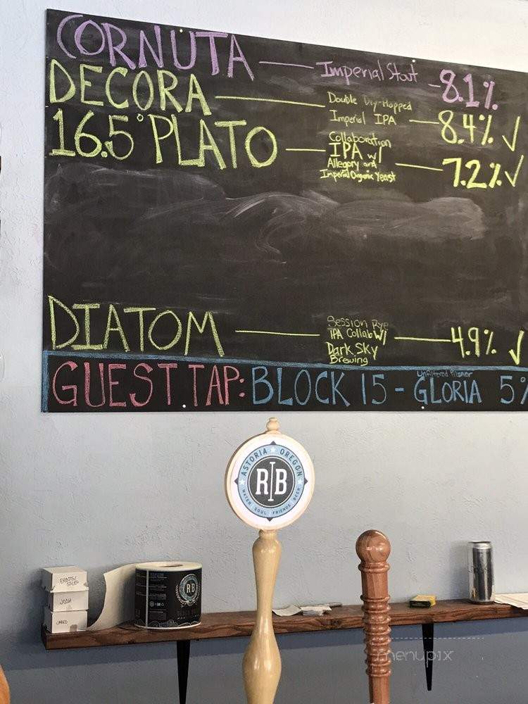 Reach Break Brewing - Astoria, OR menu_pic