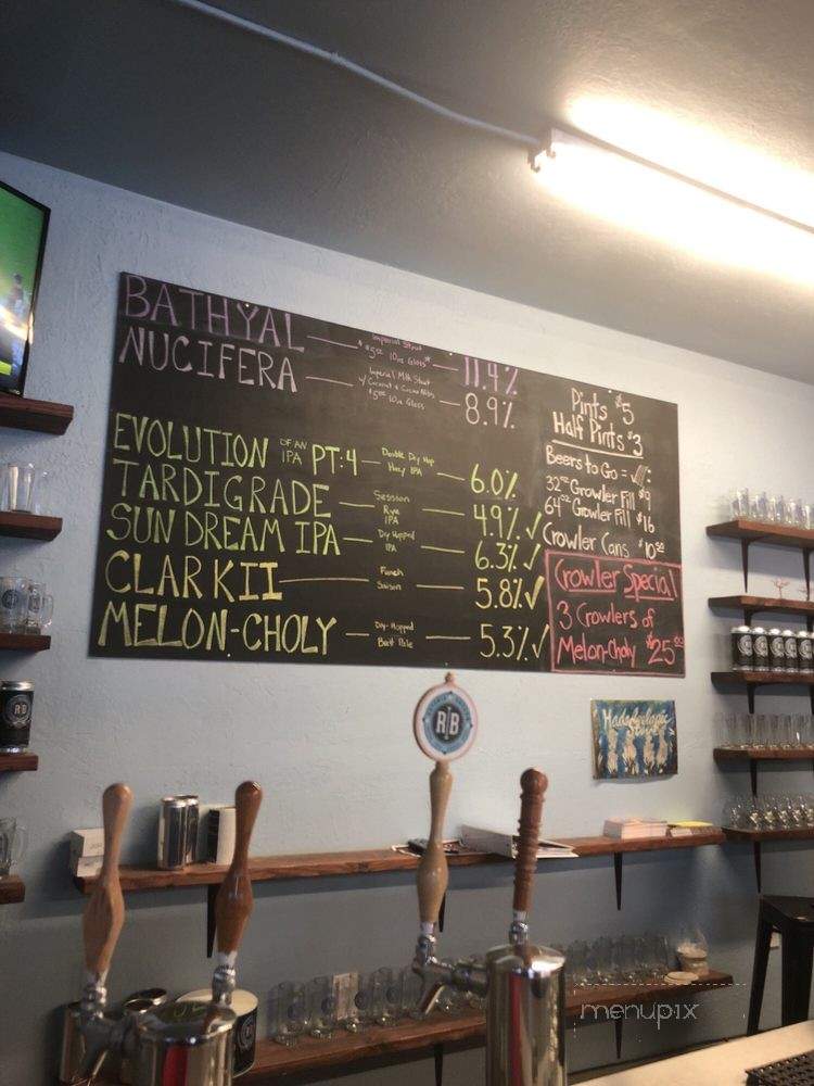 Reach Break Brewing - Astoria, OR menu_pic