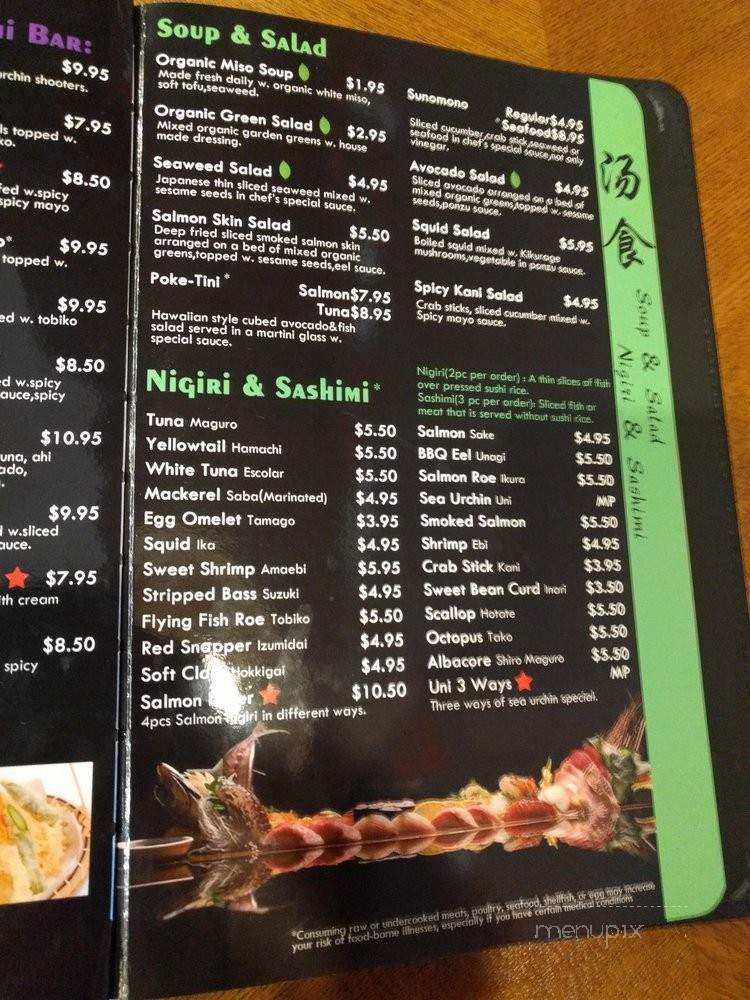 Sushi Hunter - Newberg, OR menu_pic