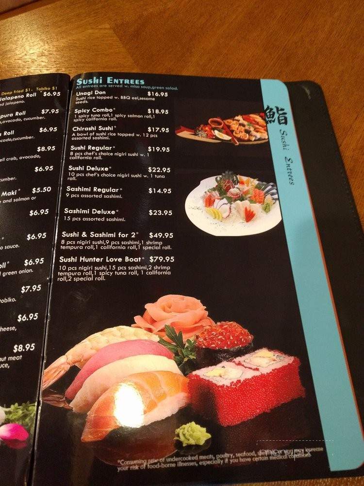 Sushi Hunter - Newberg, OR menu_pic