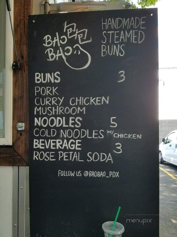 Bao Bao - Portland, OR menu_pic