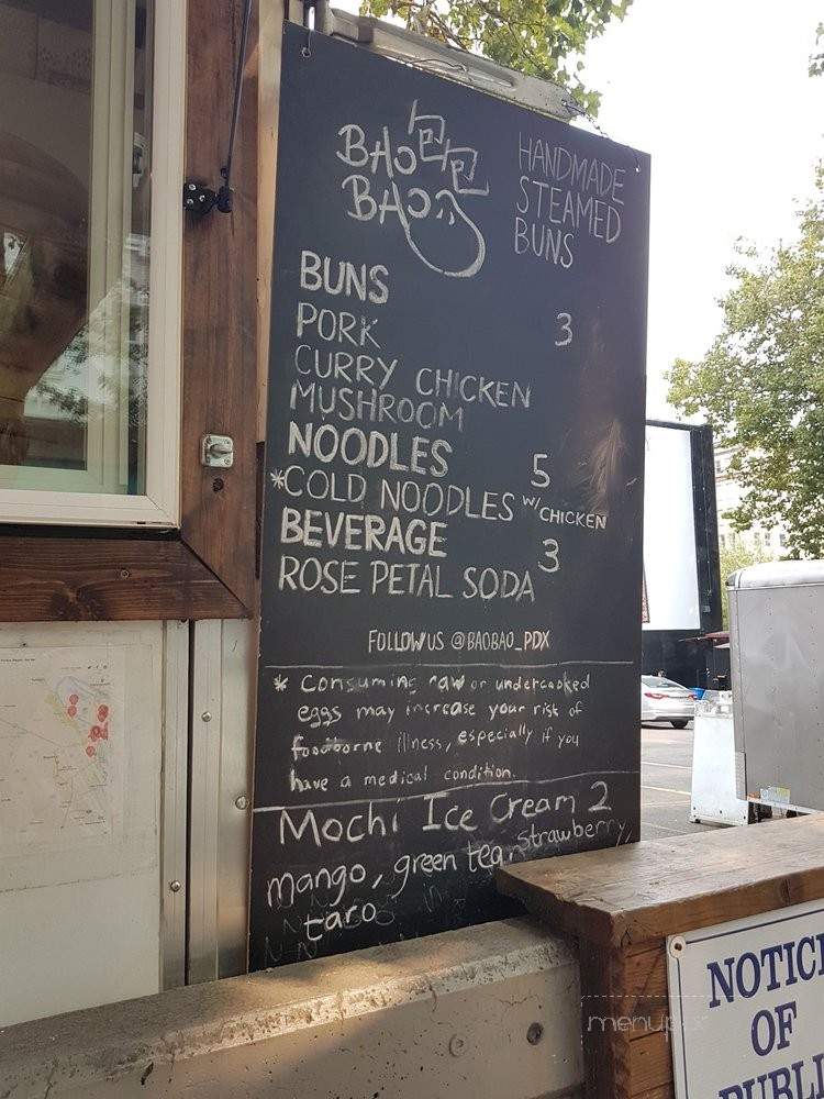 Bao Bao - Portland, OR menu_pic
