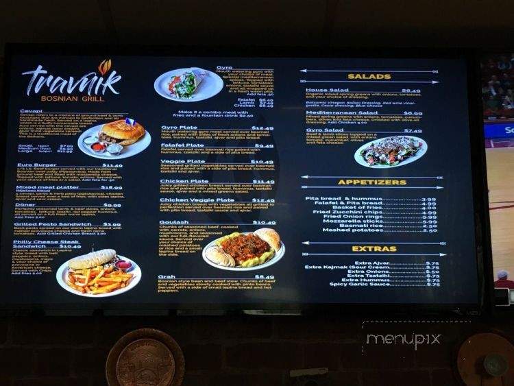 Travnik Bosnian Grill - Portland, OR menu_pic