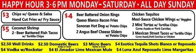 Capital Cantina & Off Track Betting - Salem, OR menu_pic