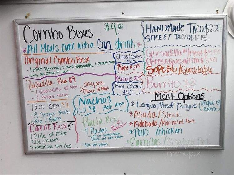 Dalia's Taqueria - Salem, OR menu_pic