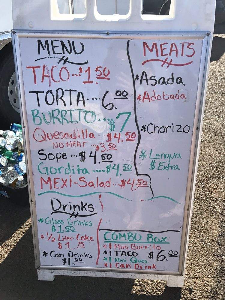 Dalia's Taqueria - Salem, OR menu_pic