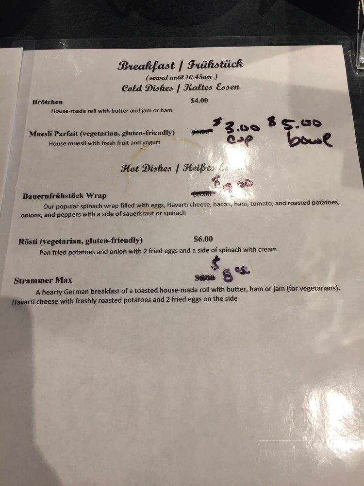 Little Wuesten German Food - Albany, OR menu_pic