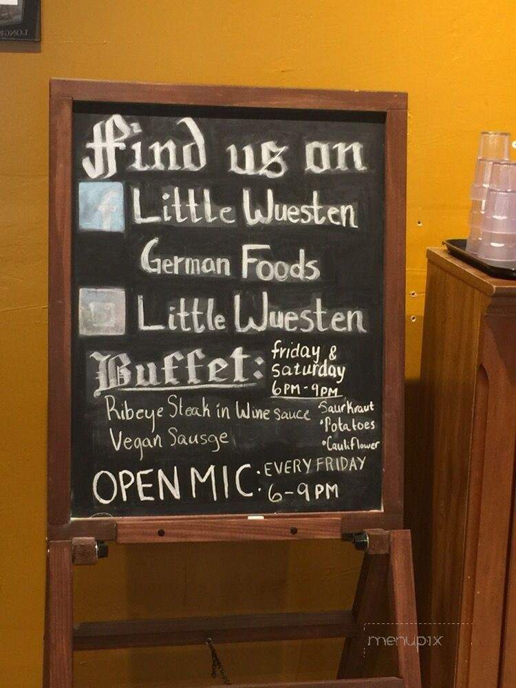 Little Wuesten German Food - Albany, OR menu_pic
