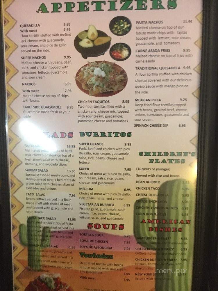 El Palenque - Corvallis, OR menu_pic