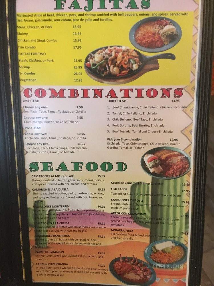 El Palenque - Corvallis, OR menu_pic