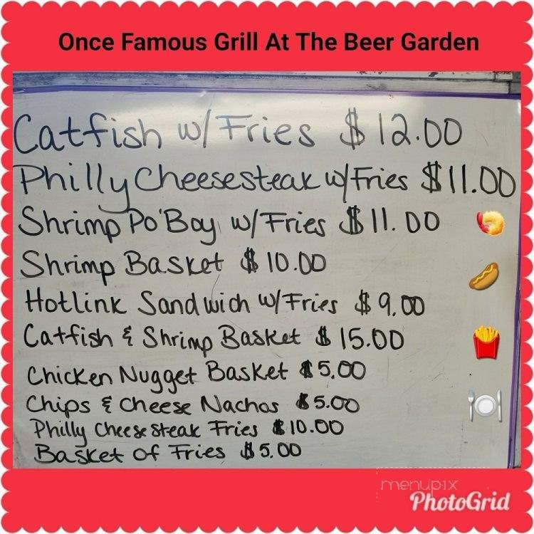 Once Famous Grill - Eugene, OR menu_pic
