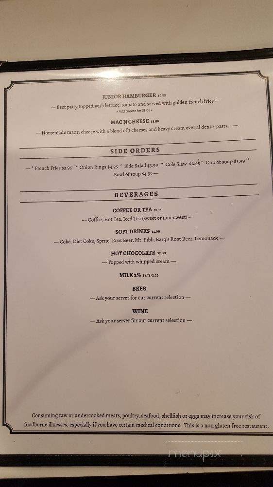 The Spot - Brookings, OR menu_pic