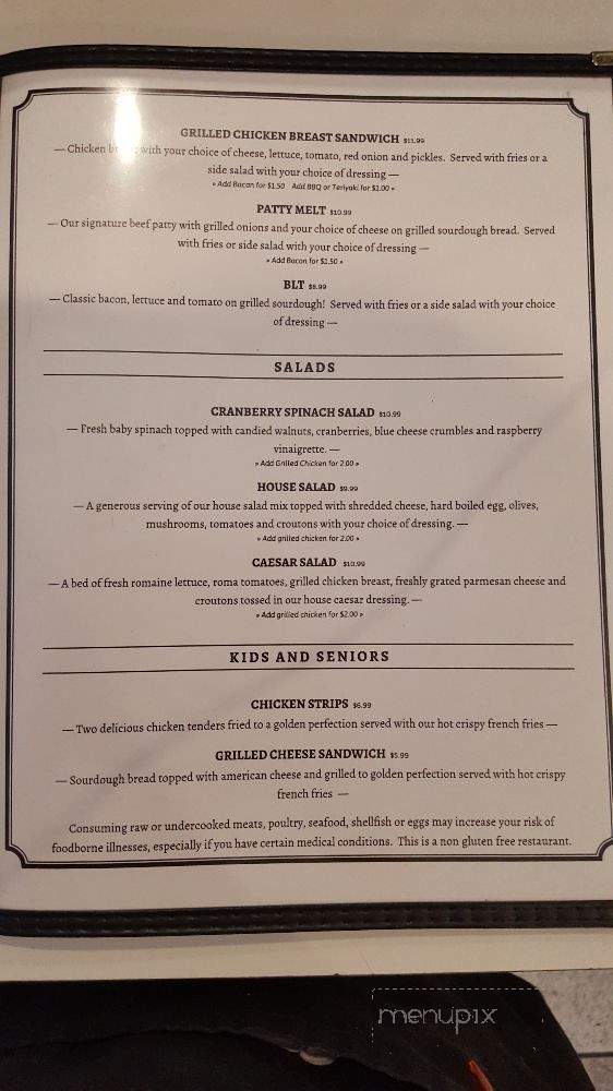The Spot - Brookings, OR menu_pic
