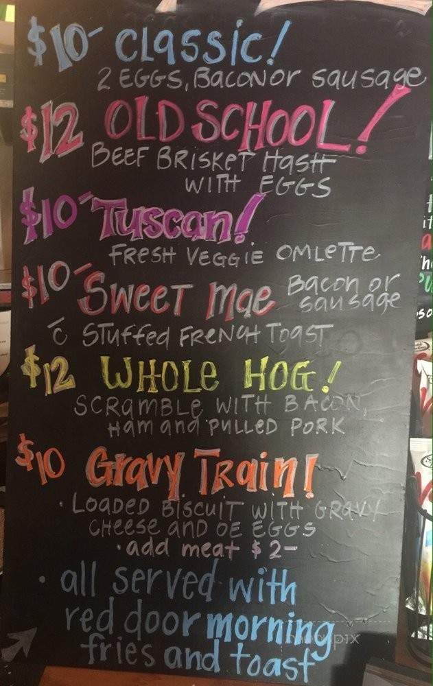 Behind The Red Door - Gold Beach, OR menu_pic
