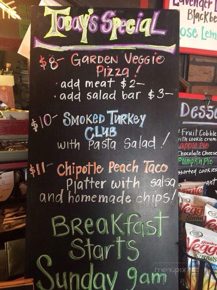 Behind The Red Door - Gold Beach, OR menu_pic