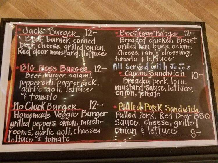 Behind The Red Door - Gold Beach, OR menu_pic