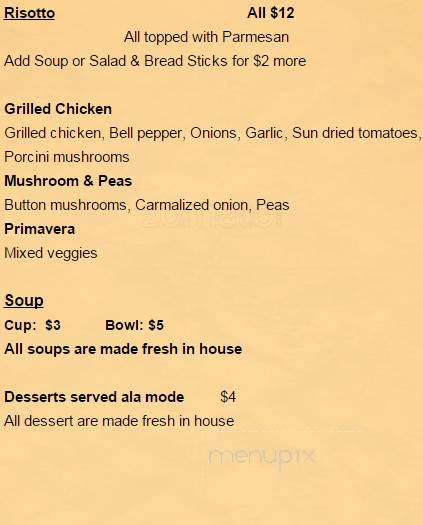 Steel Penny Bar & Grill - Myrtle Point, OR menu_pic