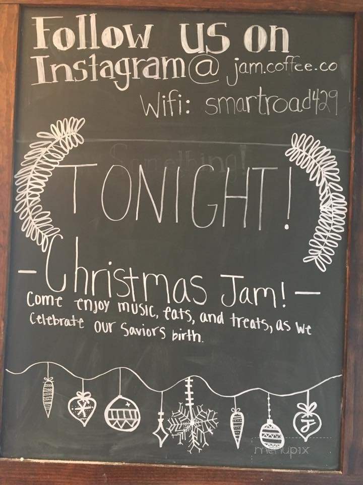 Jam Coffee House - Phoenix, OR menu_pic