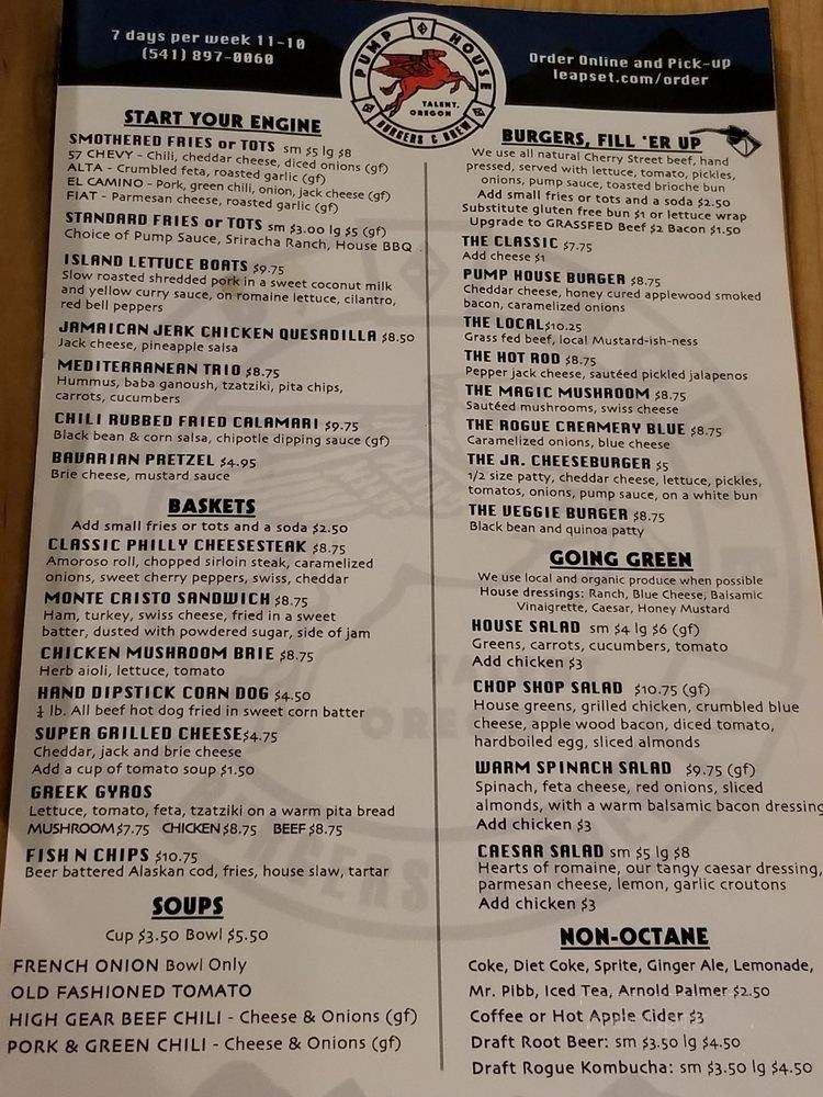 Rogue Taqueria - Talent, OR menu_pic
