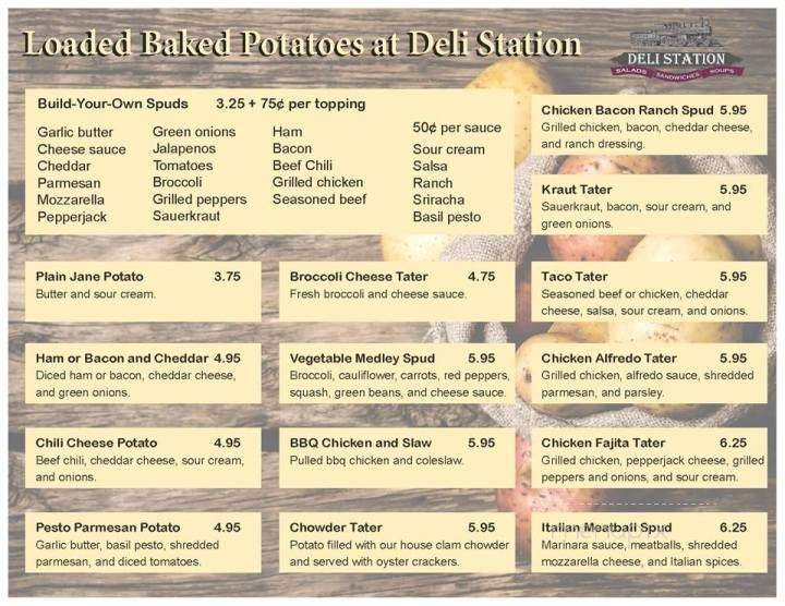 Deli Station - Klamath Falls, OR menu_pic