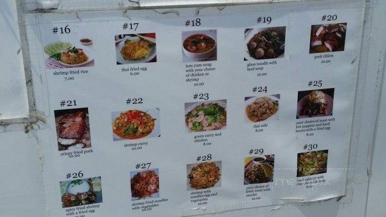 Kannika's Thai Food - Ontario, OR menu_pic
