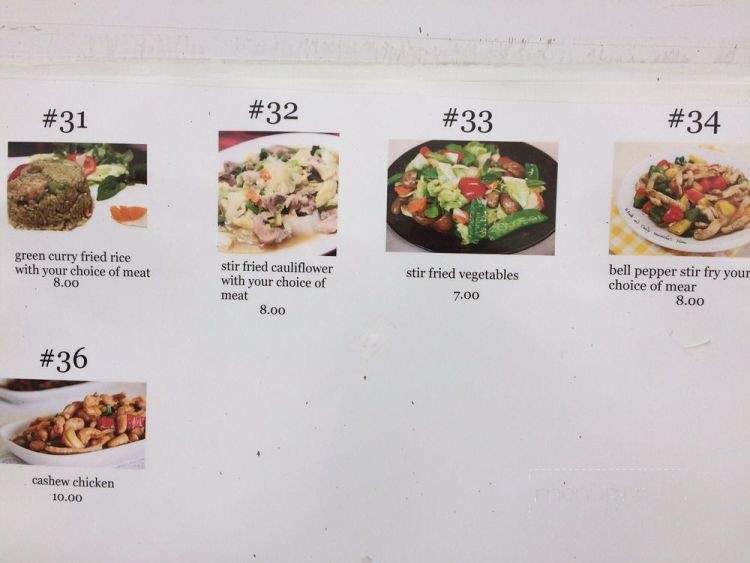 Kannika's Thai Food - Ontario, OR menu_pic