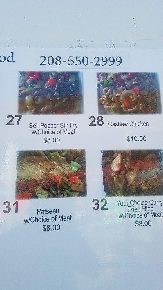Kannika's Thai Food - Ontario, OR menu_pic