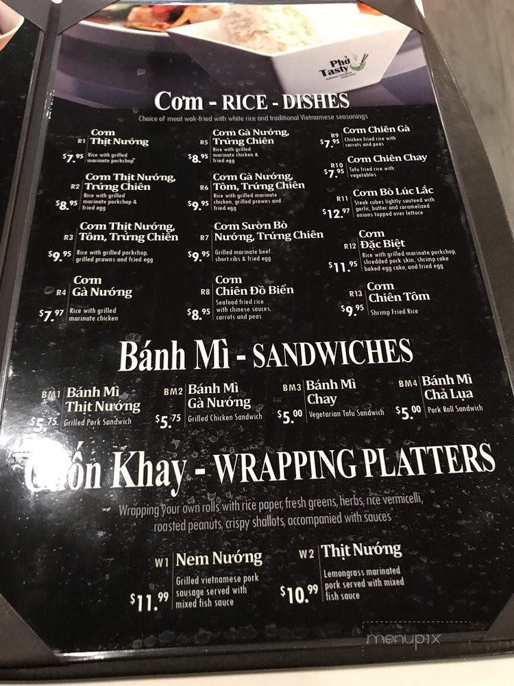 Pho Tasty - Federal Way, WA menu_pic