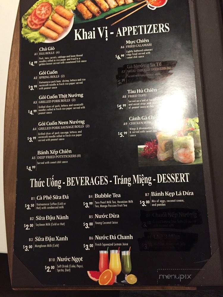 Pho Tasty - Federal Way, WA menu_pic