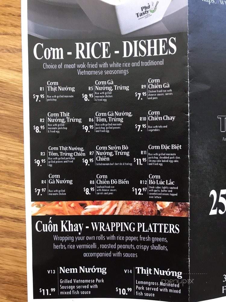 Pho Tasty - Federal Way, WA menu_pic