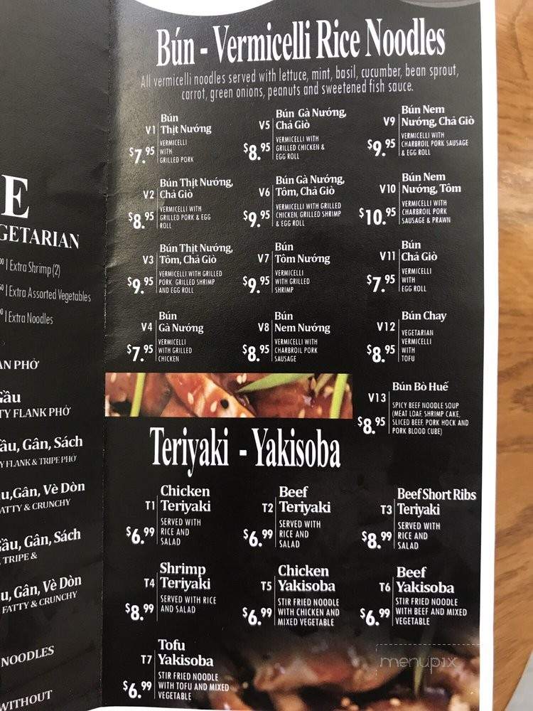 Pho Tasty - Federal Way, WA menu_pic