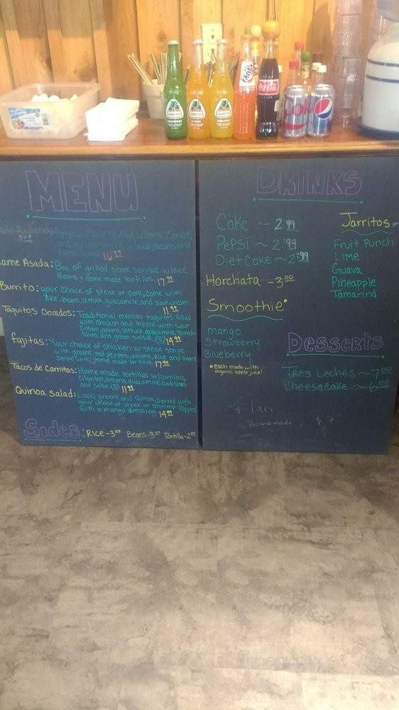 Cocina Latina - Eastsound, WA menu_pic