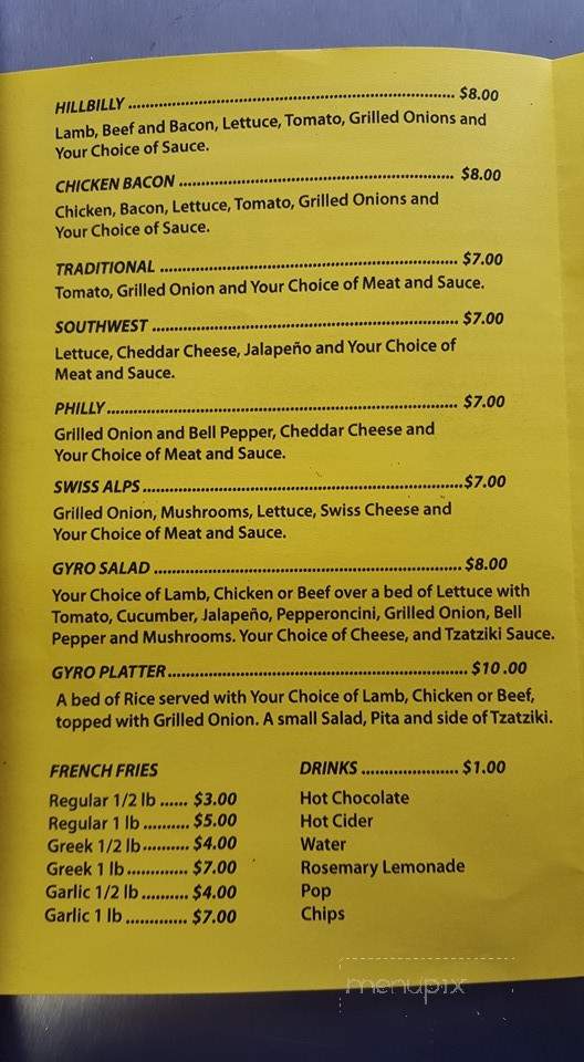 A.B's Hillbilly Gyros - Mount Vernon, WA menu_pic