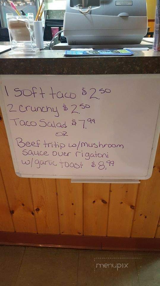 Hwy. 20 Restaurant and Lounge - Lyman, WA menu_pic