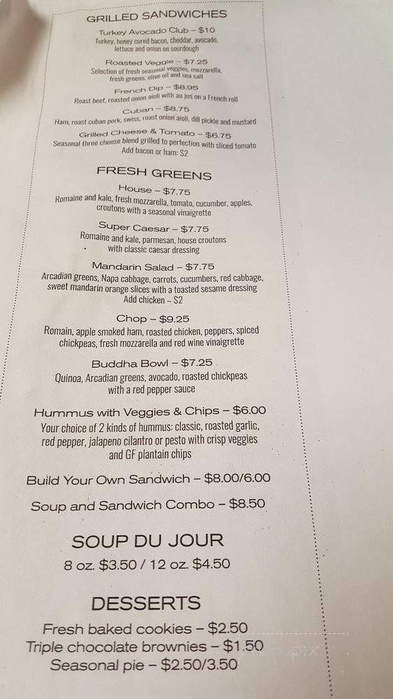 The OutPost Kitchen - Tacoma, WA menu_pic