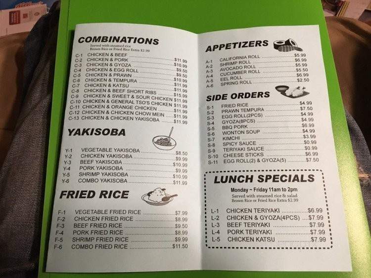 Pho & Teriyaki - Tacoma, WA menu_pic