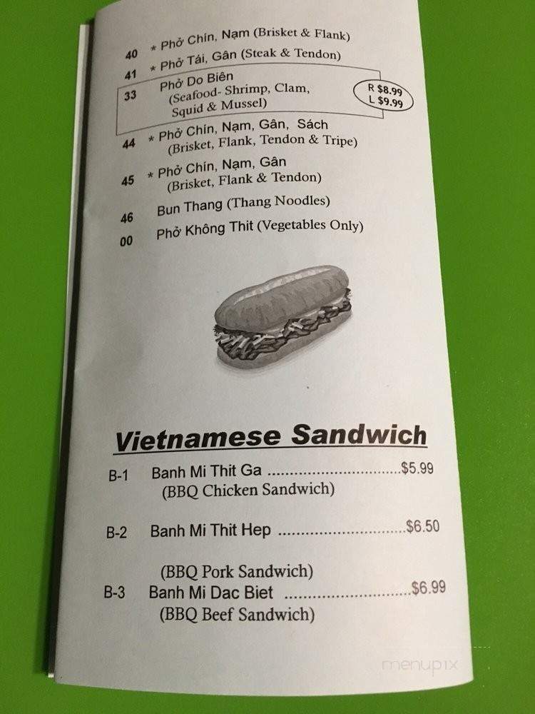 Pho & Teriyaki - Tacoma, WA menu_pic