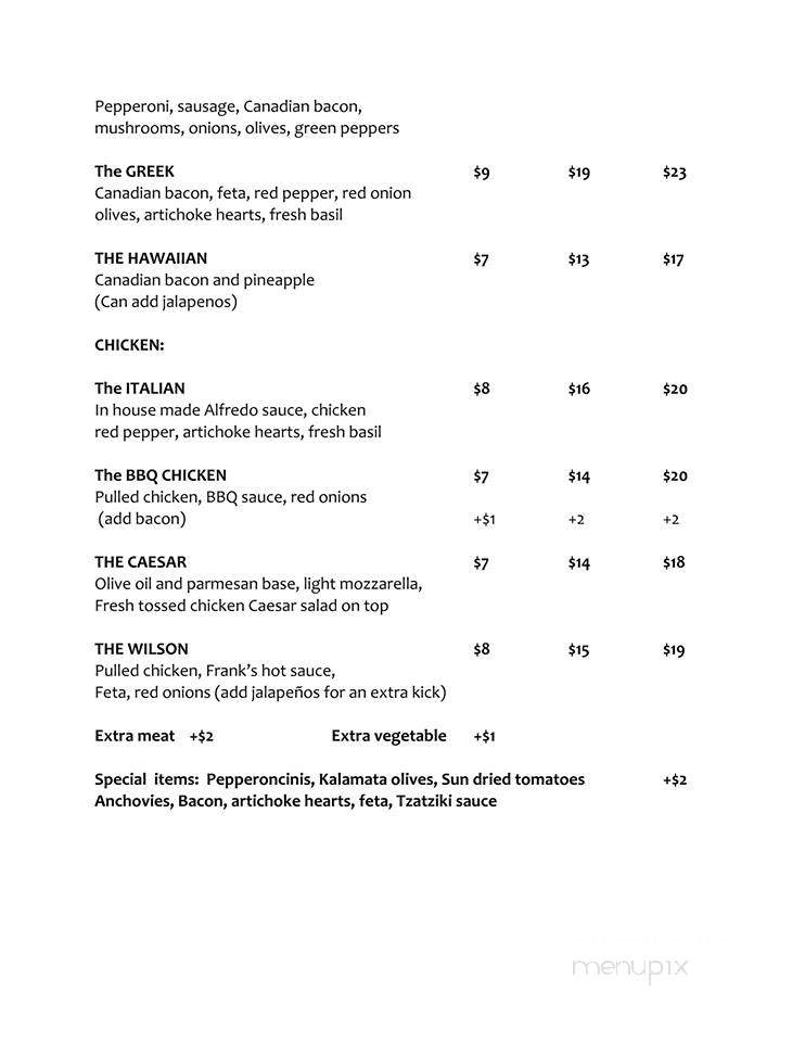 Hoodsport Pizzeria - Hoodsport, WA menu_pic